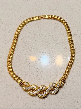 Vintage Napier gold and stone necklace